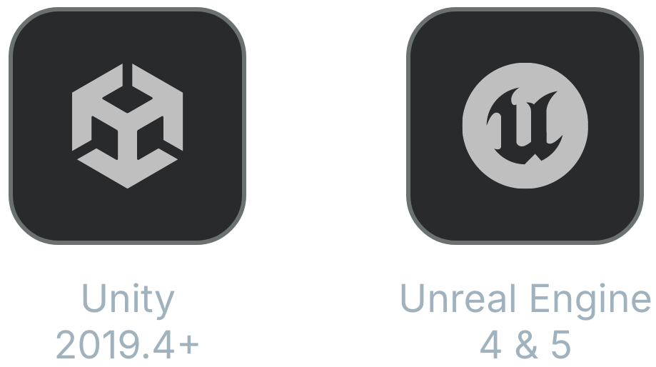 Unity & Unreal,<br>First-Class